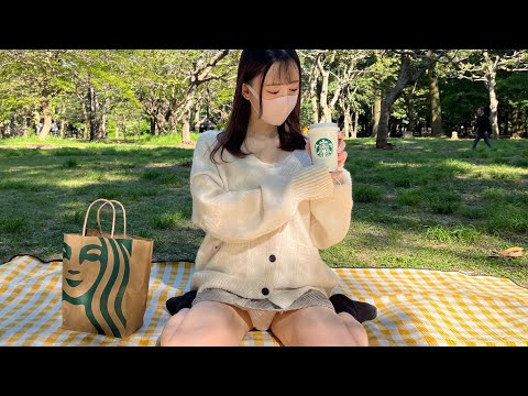 【YouTube】裏アカ女子の のあぐらむちゃんが公園でパンチラピクニック♡♡